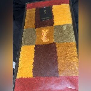 Vintage Yves Saint Laurent floor heritage mat ,still in box